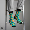 Dynamocks Swoon Crew Length Socks for Men and Women.