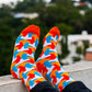 Dynamocks Tesla Crew Length Socks for Men and Women.