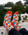 Dynamocks Tesla Crew Length Socks for Men and Women.