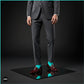Dynamocks Bamboo Solid Turquoise Crew length socks for Men and Women.