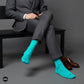 Dynamocks Bamboo Solid Turquoise Crew length socks for Men and Women.