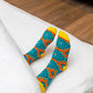 Dynamocks Unique Turquoise Crew Length Socks for Men and Women.