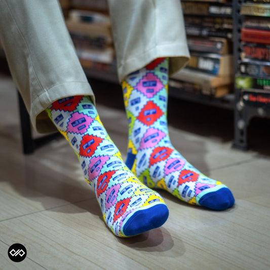 Dynamocks Wowee Men and women Crew Length Socks