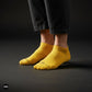 Yellow Low Ankle Length Socks for Men and Women.