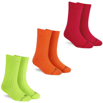 Unisex Crew Socks - Pack of 3 Pairs