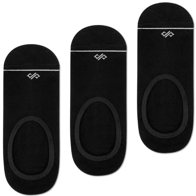 Black Unisex Invisibles - Pack of 3 Pairs