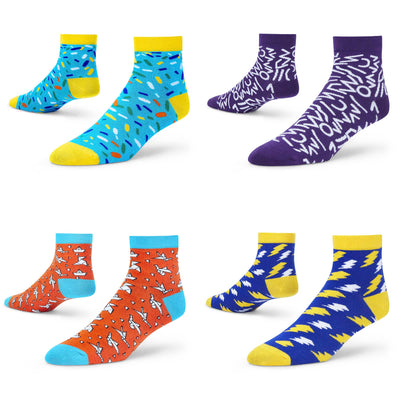 Premium Ankle Socks - Pack of 4 for Every Occasion