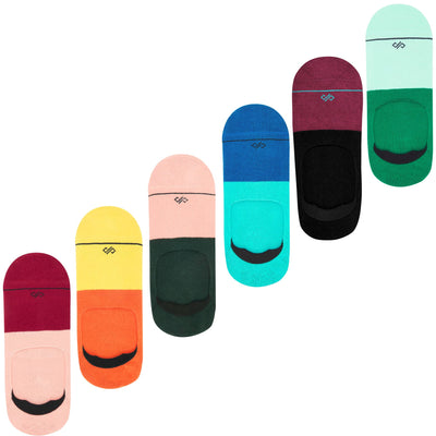 Unisex Invisibles - Pack of 6 Pairs
