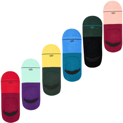 Unisex Invisibles - Pack of 6 Pairs