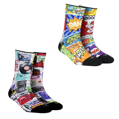 Unisex Crew Socks - Pack of 2 Pairs