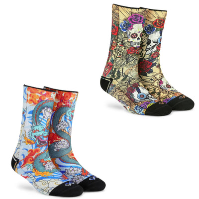 Unisex Crew Socks - Pack of 2 Pairs
