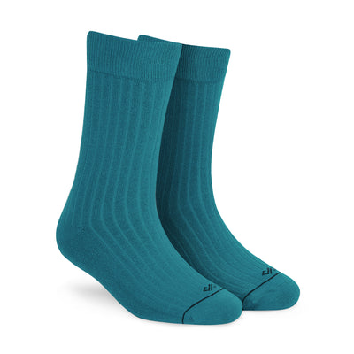 Teal Green Unisex Crew Length Socks