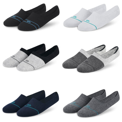 Unisex Invisibles - Pack of 6 Pairs