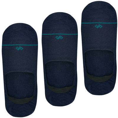 Navy Blue Unisex Invisibles - Pack of 3 Pairs