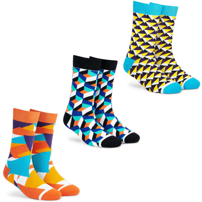 Unisex Crew Socks - Pack of 3 Pairs