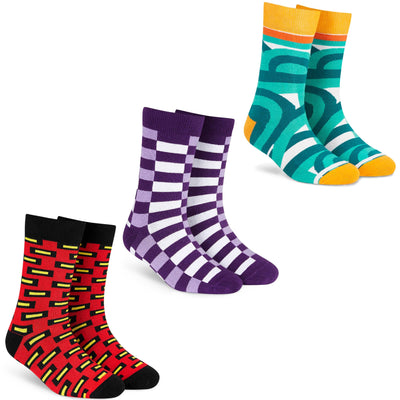 Unisex Crew Socks - Pack of 3 Pairs