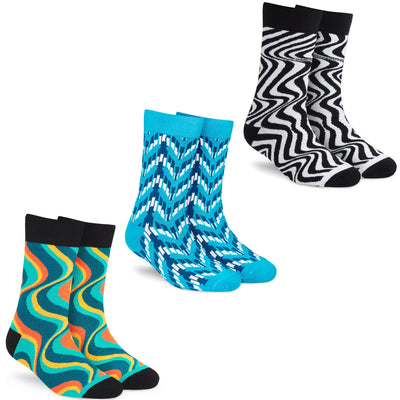 Unisex Crew Socks - Pack of 3 Pairs