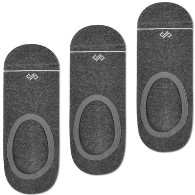 Dark Grey Unisex Invisibles - Pack of 3 Pairs