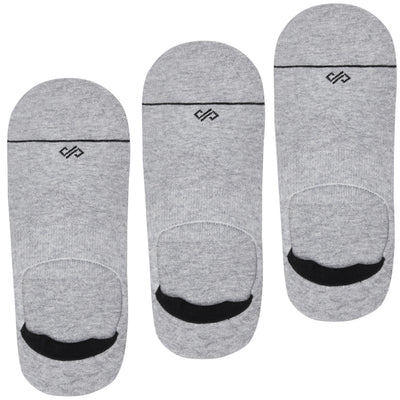 Light Grey Unisex Invisibles - Pack of 3 Pairs