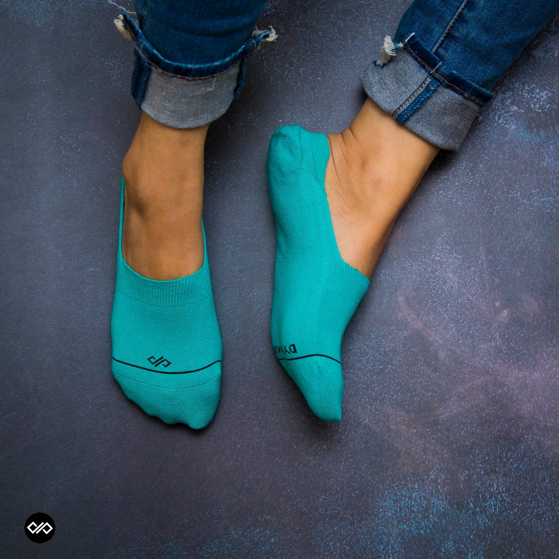 Compressed - Turquoise - Loafer Socks.jpg