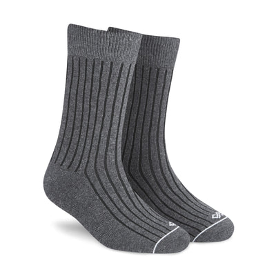 Dark Grey Unisex Crew Length Socks