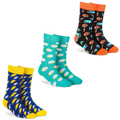 Unisex Crew Socks - Pack of 3 Pairs