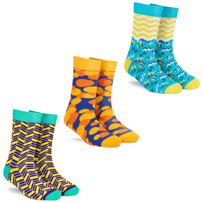 Unisex Crew Socks - Pack of 3 Pairs