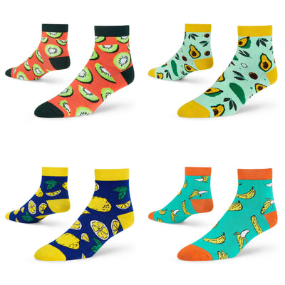 Bold and Breezy Ankle Socks - 4-Pair Collection