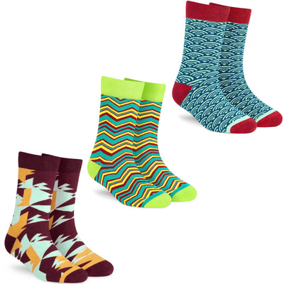 Unisex Crew Socks - Pack of 3 Pairs