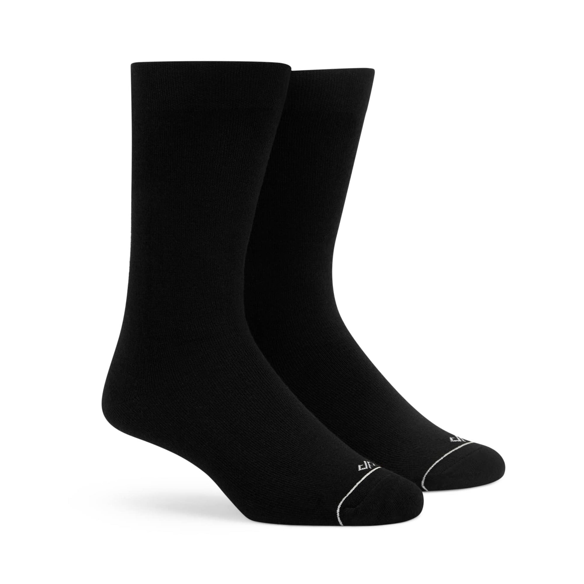 Bamboo Crew - Black - Compressed