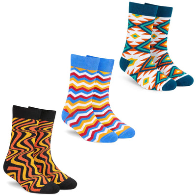Unisex Crew Socks - Pack of 3 Pairs