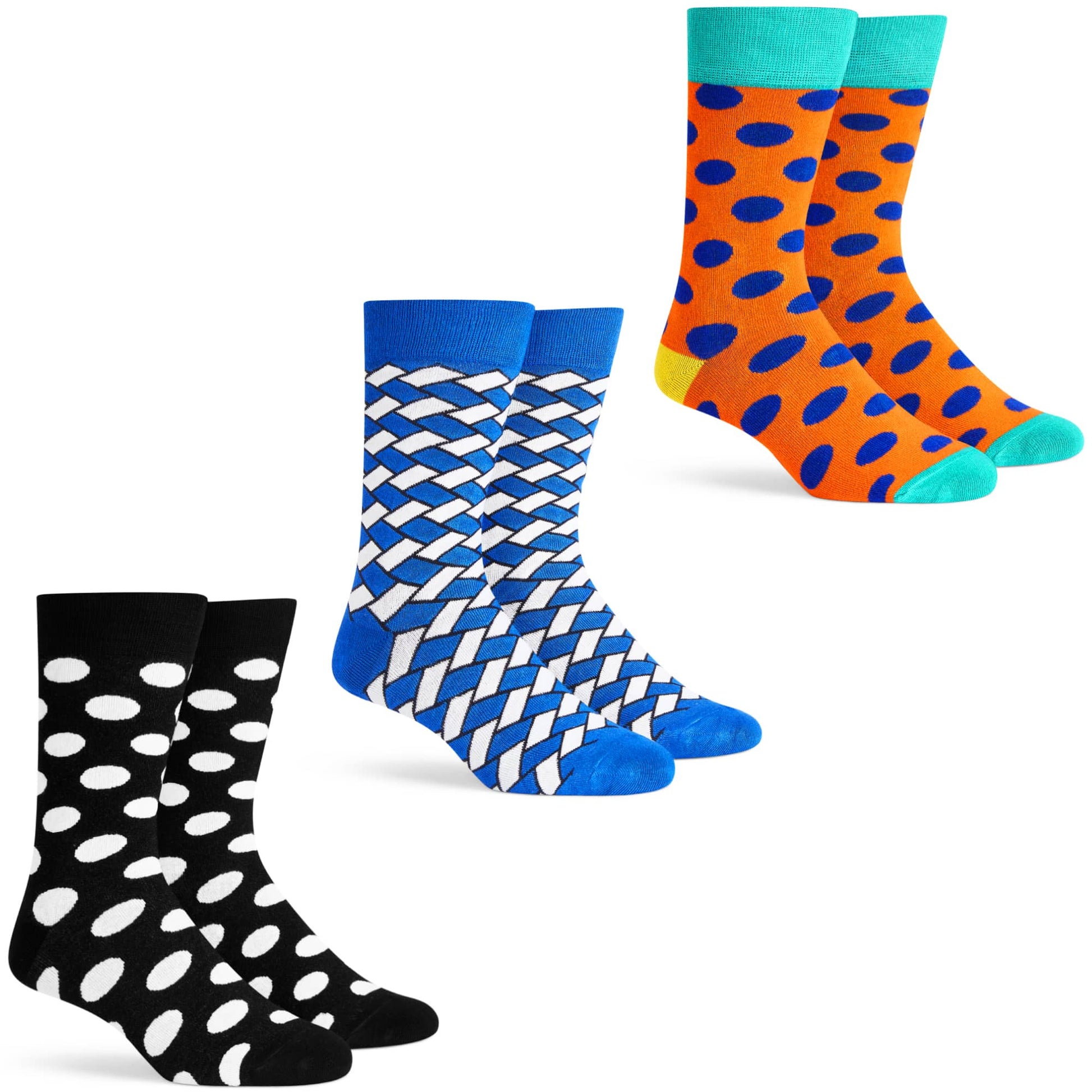 Compressed - Bamboo Crew - Polka Dot Black and Orange + Delight.jpg