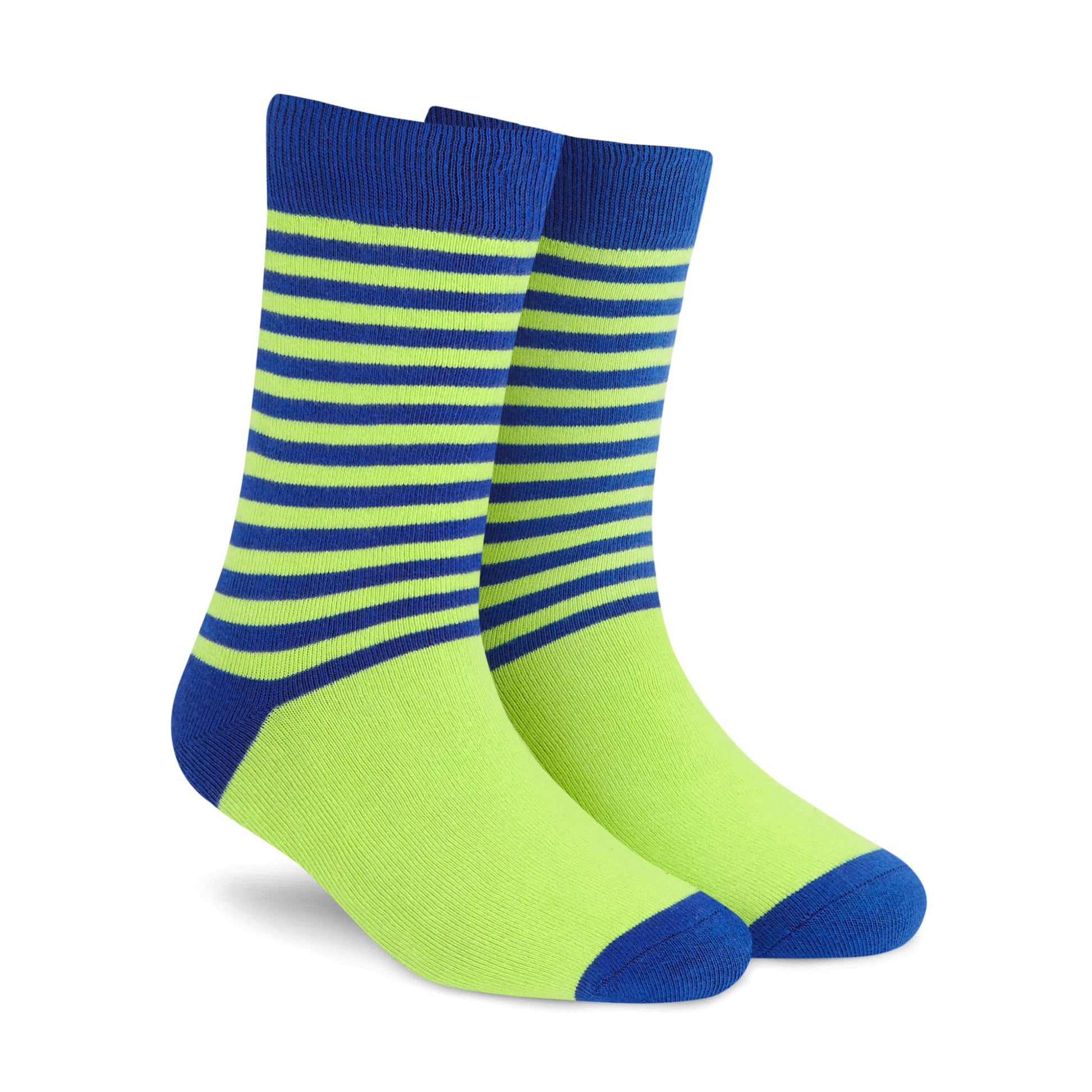 Compressed - Stripes Duo - Neon Green/Blue