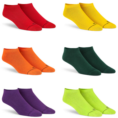 Unisex Low Ankle Length Socks - Pack of 6 Pairs